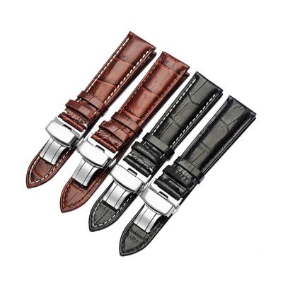 China LARGE Quick Release Watch Bands Leather Easy Italian Leather Straps for sale