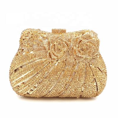 China Newest New Fashinable Luxury Custom Made Clutch Evening Bags For Women Formal Rhinestones Evening Clutch Bag for sale