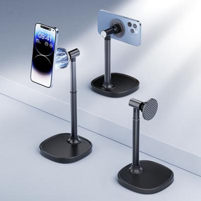 China Magnetic Height Adjustable Desktop Phone Mount Tablet Holder Compatible with magsafe phone for sale