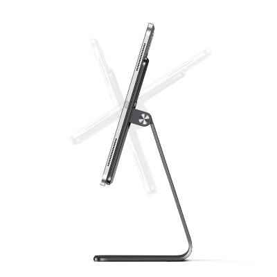 China 360 Degree Display Tablet PC Adjustable Flexible Rotating Magnetic Desk Stand and Magnetic Desk Holders for Ipad pro for sale