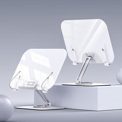 China Support book reading OEM wholesale price promotional acrylic laptop tablet bracket pc holder ipad macbook stand for sale