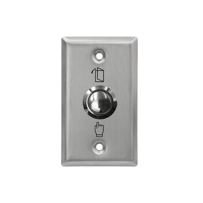 China Flush Mount Momentary Switch Door Exit Push Button For Access Control OEM Sign for sale