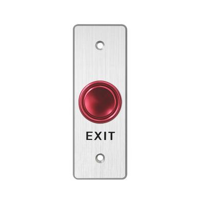 China Unique Concave Type Door Exit Push Button ANSI Aluminum Alloy Faceplate for sale