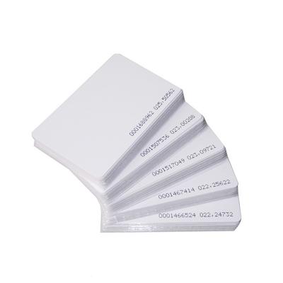 China EM Thin 125Khz printable rfid PVC blank rfid card for sale