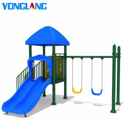 China YL52500 Plastic Commercial Playground Equipment Slide Kids Outdoor Playground Equipment for sale