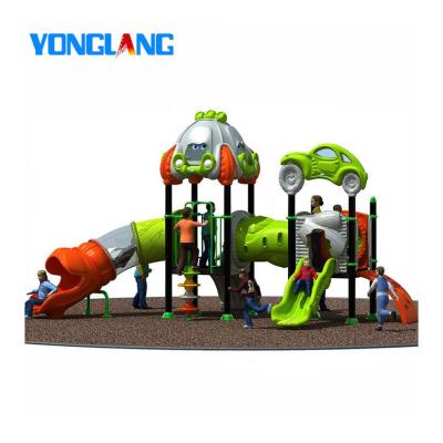 China YL-C013-07 Hot Selling Eco-friendly Commercial Playground Equipment Children Kids Slides Outdoor Playground For Sale for sale