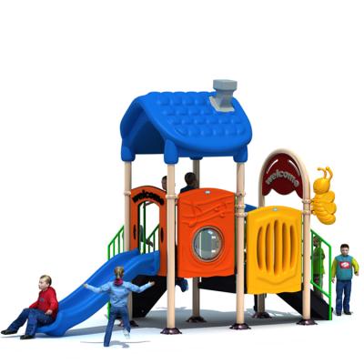 China Kids Amusement Toys YL-E021 Kids Plastic Slide Commercial Outdoor Playground Equipment Sale For Kindergarten for sale