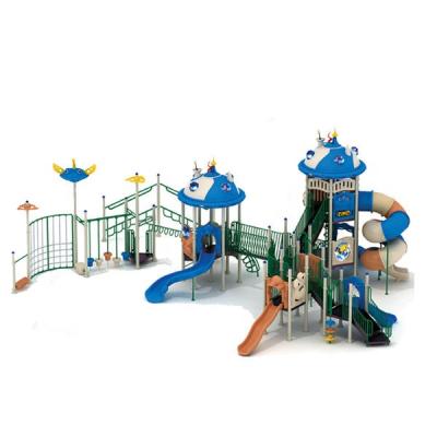 China Newest Design Plastic Kindergarten Children Playground Outdoor Playground Items for sale