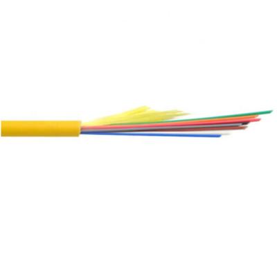 China Telecom Communication G652D Multi Mode Tight Buffer Aramid Chat LSZH Cable 4 Core GJFJV Indoor Optical Fiber Cable for sale