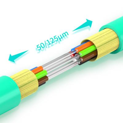 China Telecom Communication Shenzhen Factory Price Multimode Multicore Cable OM4 Gjfjv Indoor Fiber Optic Unshielded Cable for sale