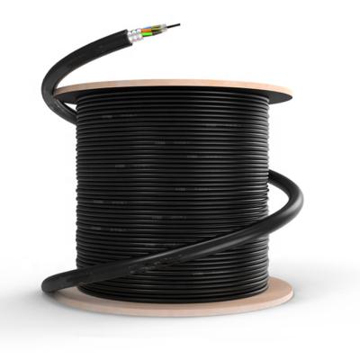 China PE HDPE SM MM CORRUGATED CABLE GYTA STEEL LOT ROMANCE Outdoor Fiber Optic Cable for sale