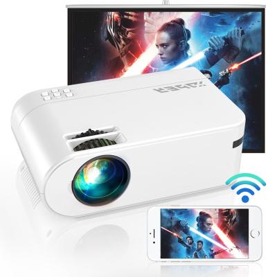 China 3D YABER V2 Mini Portable Projector Native 720P Support 1080P WiFi Built-in Screen Mirroring 6500L LCD LED Home Theater Movie Projector for sale