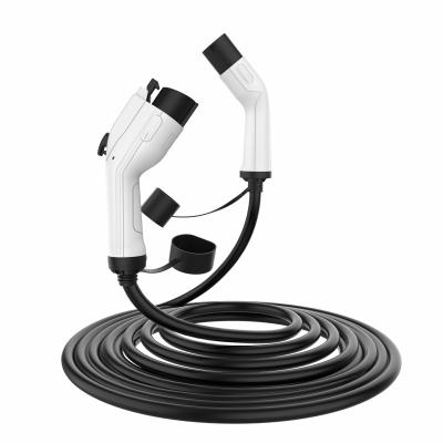 China Strip type - 2 ev charging cable 1 phase 32a 7kw electric vehicle charger gun extension for sale