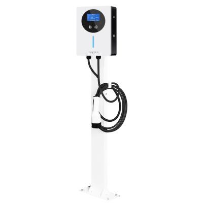 China electric charger car station ev charger 7kw ev charger pedestal with CE/RoHS EZD-EVD01 for sale