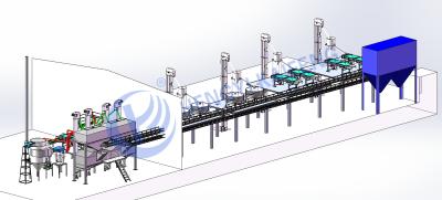 China Sistema de transporte de materiales de manejo eficiente Sistema de transporte industrial Mecánico en venta