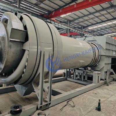 Κίνα Nut Shell Carbonization Furnace With 0% Moisture Roller Cooling Machine / PLC Control System 550ºC Temperature προς πώληση