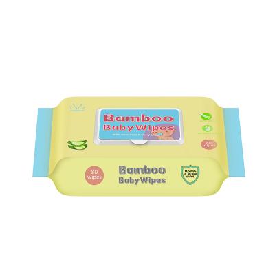 China SKIN CARE PH Balanced Organic Bamboo Baby Wipe Especially For Sensitive Skin for sale