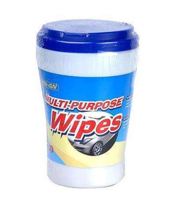 China Sustainable OEM Manufacturing Automobile Disposable Car Cleaning Wipes , Wet Wipes For Cars for sale