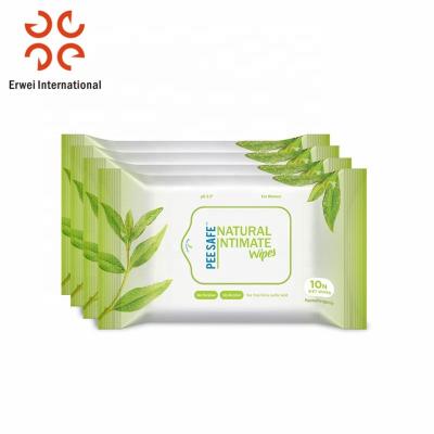 China Customized Natural Feminine Cleansing Cloth Intimate Cleaning Cloths For Women Vaginal Cleaning for sale