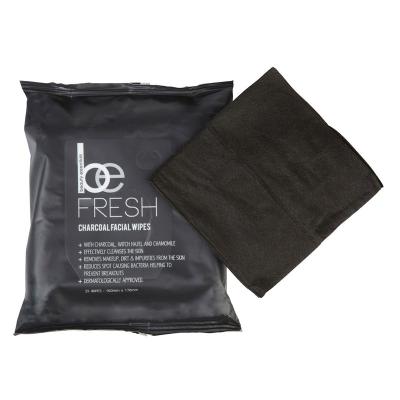 China Disposable Eco - Friendly Charcoal Face Wipes For Cleansing Skin 15x20cm for sale