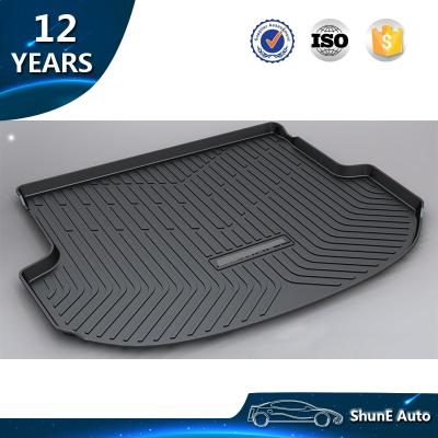 China Non Slip Waterproof Non Slip TPO Car Santa Fe Trunk Waterproof Cargo Liner For IX45 Santa Fe Auto Trunk Mat Cargo Tray 2015-2017 Accessories for sale