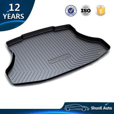 China Non Slip 3D TPO Trunk Mat Waterproof Waterproof Cargo Liner For 2006-2011 2012-2015 Civic Auto Cargo Tray Boot Mat Sedan Car Accessories for sale