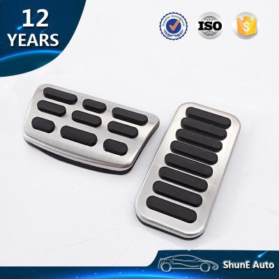 China Alloy+ Aluminum Alloy Clutch Fuel Rubber Accelerator Pedal Pads For Elantra 2016-2018 Gas Brake Pedal Cover Non-drill Auto Accessories for sale