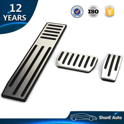 China Alloy+ Aluminum Alloy Model X S Clutch Fuel Aluminum Rubber Accelerator Pedal Pads For Tesla Model 3 Gas Brake Pedal Cover Non-drill Auto Accessories for sale