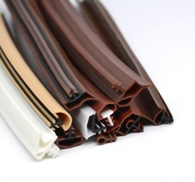 China Foshan Factory Customized Extrusion Car Window Seal Strip PVC EPDM Silicone Plastic Rubber Profile for sale