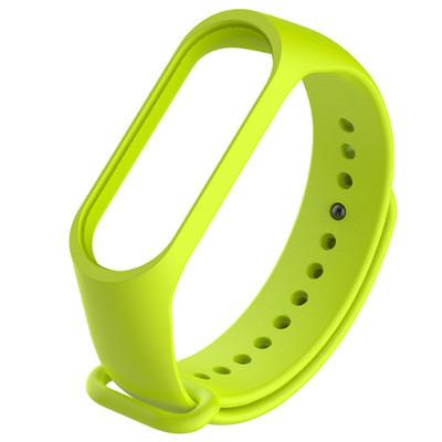 China Fashion Product Fashion Sports Waterproof Lightweight Replacement Wristband Yellow Silicone Strap for sale