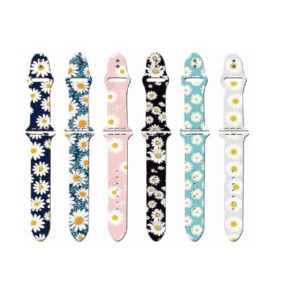 China For Apple Factory High Quality Watch Band Stable Pattern Printed Bands Watch Band For Apple for sale