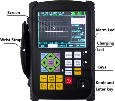 China Handheld Automatic Non Destructive Testing Machine / Digital Ultrasonic Flaw Detector for sale