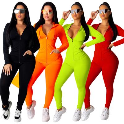 China QUICK DRY Hoodie Long Sleeve Women Clothing Autumn Winter Tracksuit Two Piece Set Tracksuit For Women for sale