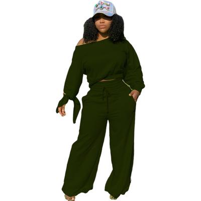 China QUICK DRY custom drop clothing for women outfit women 2 pcs set long sleeves plus size women sweatsuit for sale