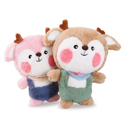 China Pink Deer Plush Toy Animal From Toy Customized Baby Sale Gift Stuffed Doll Kids Comfy Warm Comfort Deer for sale