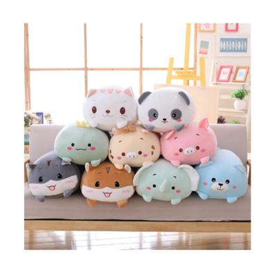 China 20CM Cute Lovely Animal Dinosaur Pig Cats Bear Panda Elephant Hamster Deer Plush Toys Baby Pillow Children Gifts By Sound Doll Soft Cartoon for sale