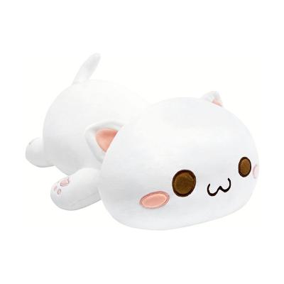 China Plush 30cm Cat Plush Toys High Quality Lying Stuffed Cute Kawaii Cat Plush Doll Lovely Animal Cat Pillow Soft Cartoon Toy for Children for sale