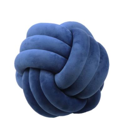 China Short Plush Plaid Knot Ball Pillow, Cushion Velvet Sofa Home Decor Knot Cushion Nap Sleeping Pillow Knot, For Home Decor for sale