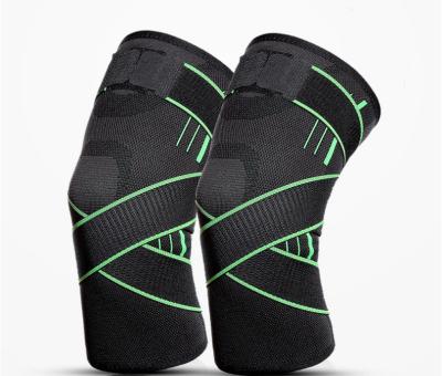 China Durable High Quality Heat Weaving Anti-collision Compression Knee Sleeve With Adjustable Strap for sale