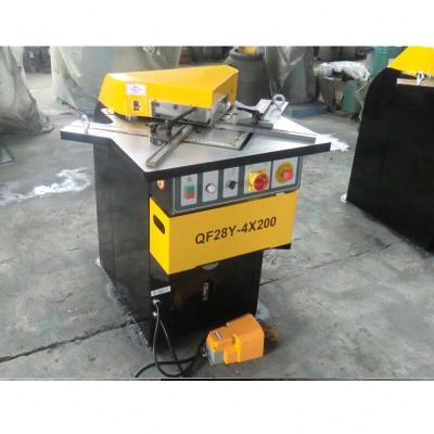 China Building Material Shops QF28Y-6*200ZK Fixed Angle Machine, Metal Corner Notching Machine, Angle Cutter for sale