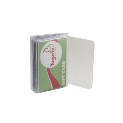 China Fashion Factory PVC Material Waterproof Clear ID Card Holder Bank Card Cover for sale