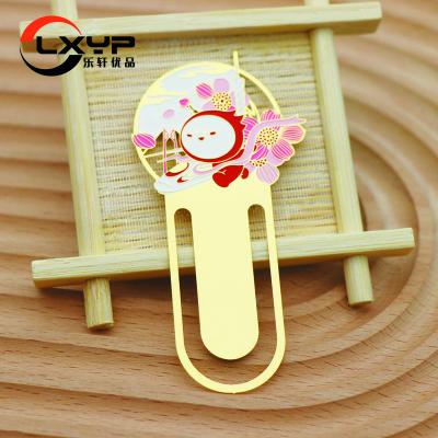 China CustomLogo Global Wholesale Book Mark Soft Enamel High Quality Custom Cute Metal Bookmark for sale