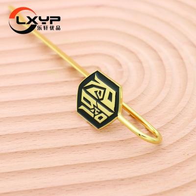 China Customized High Quality Customized Soft And Hard Enamel Metal Post Marker Pure Brass Logo Manufacturer Global Wholesale Customized Handsome for sale