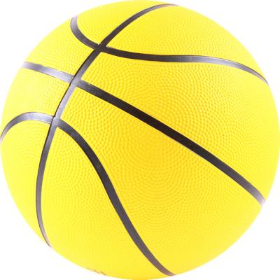 China Basketball Playing Hot Sales Colorful Rubber Basketball Logo Custom Printed Rubber Ball for sale