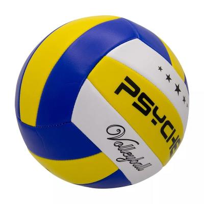 China PVC Inflatable Size Competition Volleyball Weight Adults Standard Leather Material Volleyball Training Balls for sale