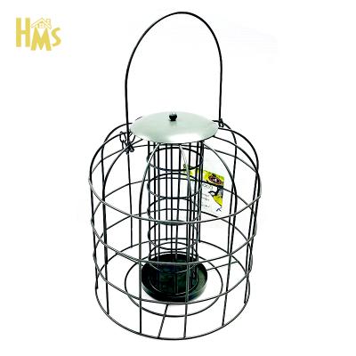 China Breathable Chinese HMS Iron Breeding Aviary Small Metal Wire Birdcage Mesh Frame Cake Stand For Birds Finches Decor Skirt for sale