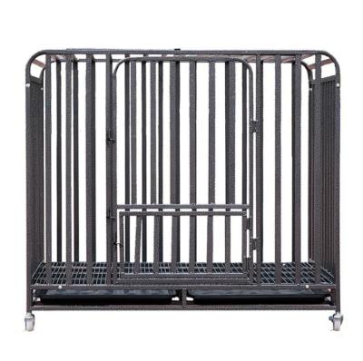 China Breathable Cheap Wholesale Commercial Folding HMS Iron Dog Box Cage China With Good Quality for sale