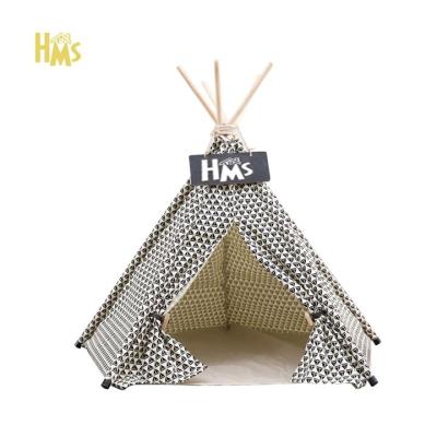 China HMS Breathable Factory Wholesale Pet Supplies Portable Pet House Foldable Pet Tent for sale