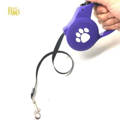 China HMS Reflective Pet Product PP 3M Custom Retractable Dog Safety Leash for sale