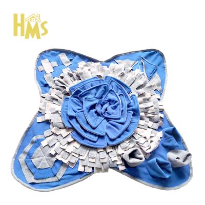 China HMS Breathable HMS Awoof Dog Puzzle Toys Pet Rabbit Brunch Lotus Flower Nose Funny Carpet Flower Anti Slip Extra Long For Dogs Puppy Nose Tra for sale